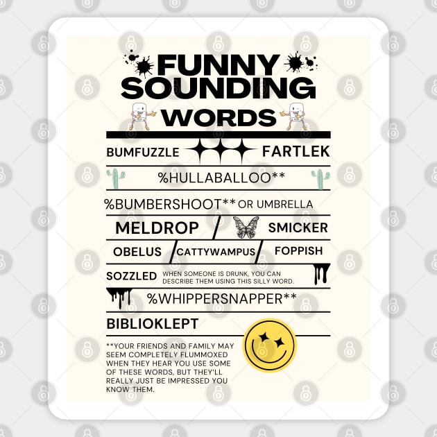 Funny Sounding Words Sticker by MakerMind8.2
